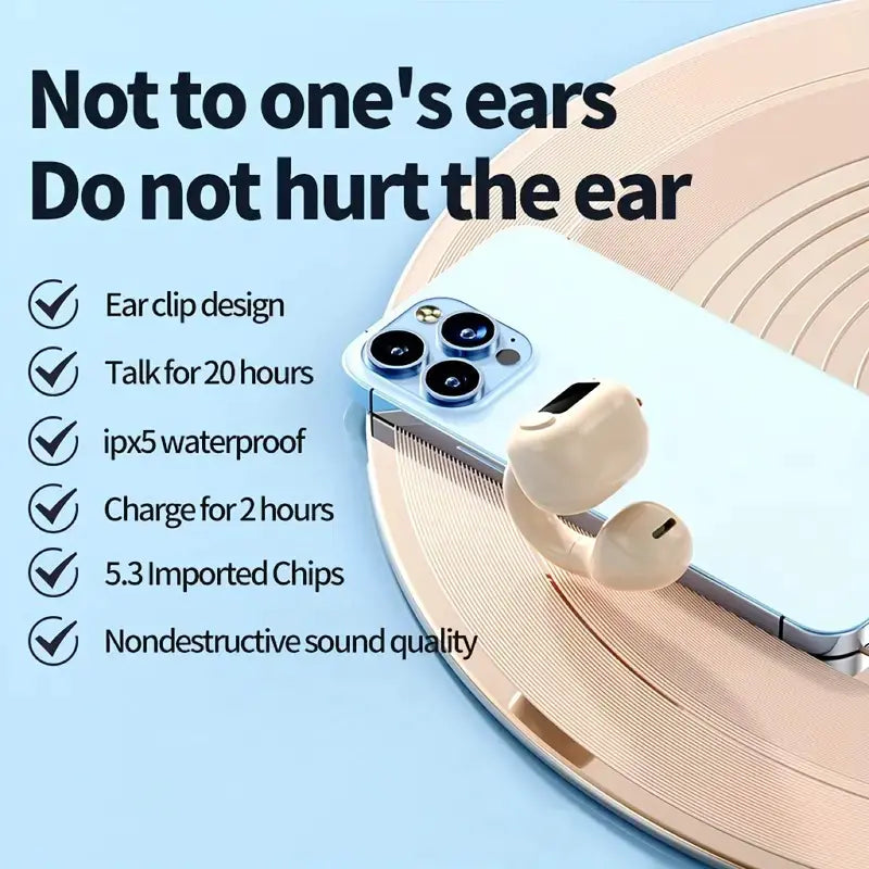 5.3 Wireless Earbuds with HD Calls and Noise Cancelling