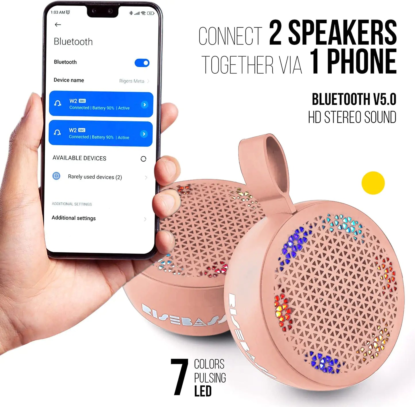 Waterproof Bluetooth Shower Speaker
